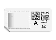 A-Post-Briefmarke «Silberkreuz»