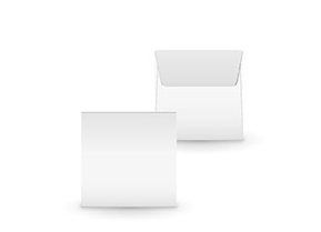 Couvert weiss 125 x 125 C1025