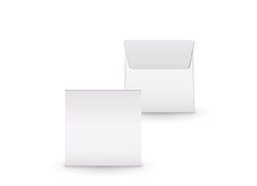 Couvert phantasie weiss 125 x 125 C4290.06