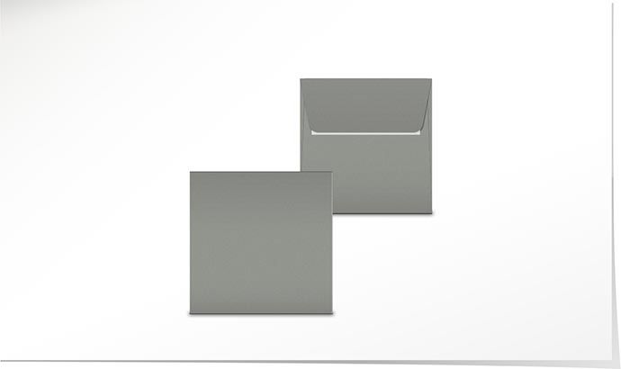 Couvert mediumgrau 125 x 125 C4290.10