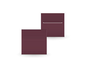 Couvert bordeaux 125 x 125 C4290.22