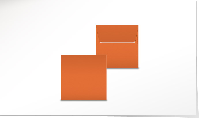Couvert orange 125 x 125 C4290.31
