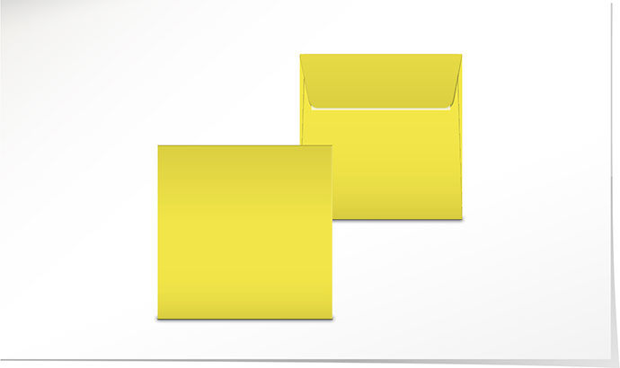 Couvert citron 155 x 155 C4395.53