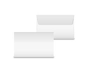 Couvert weiss 190 x 120 mm C4790
