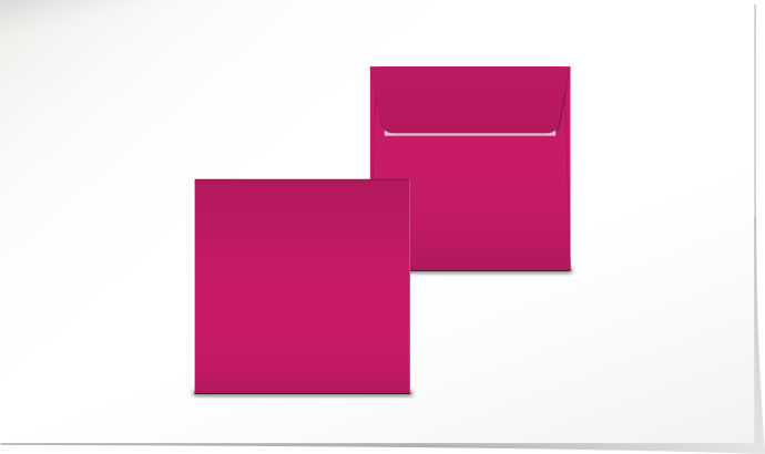 Couvert hot pink 155 x 155 C5509 - solange Vorrat