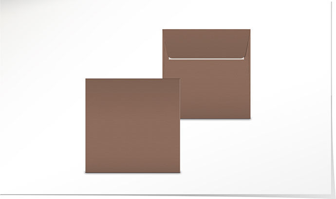 Couvert havannabraun 155 x 155 C5567