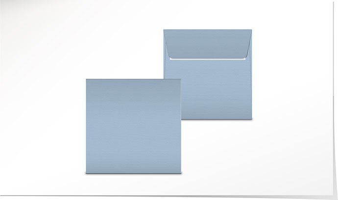 Couvert pastellblau 155 x 155 C5573
