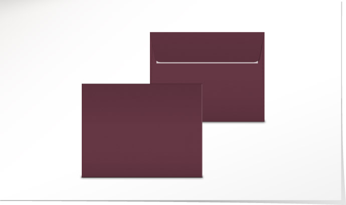Couvert bordeaux 190 x 150 C5722