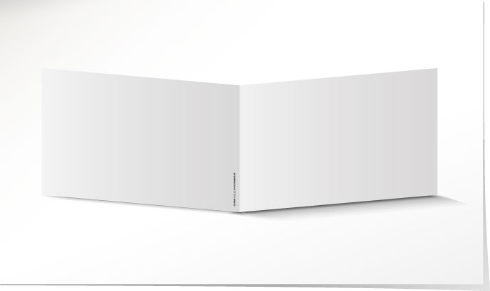 Klappkarte 180 × 115 mm Klappkarte