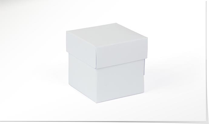 Geschenkbox Würfel – Weiss Geschenkbox SBOX1001