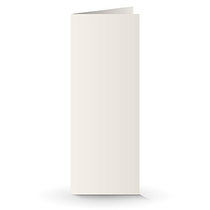 80 x 210 Doppelkarte elfenbein