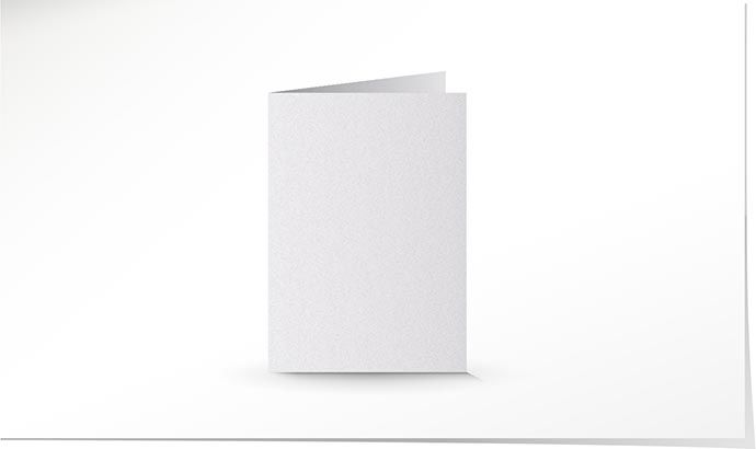 A6 Doppelkarte weiss K4706/A6
