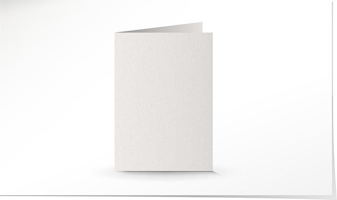 A5 Doppelkarte softweiss K4707/A5