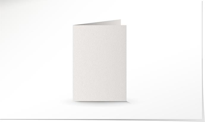 A6 Doppelkarte softweiss K4707/A6