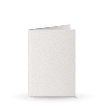 A6 Doppelkarte softweiss