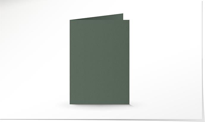 A5 Doppelkarte olivegrün K4708/A5