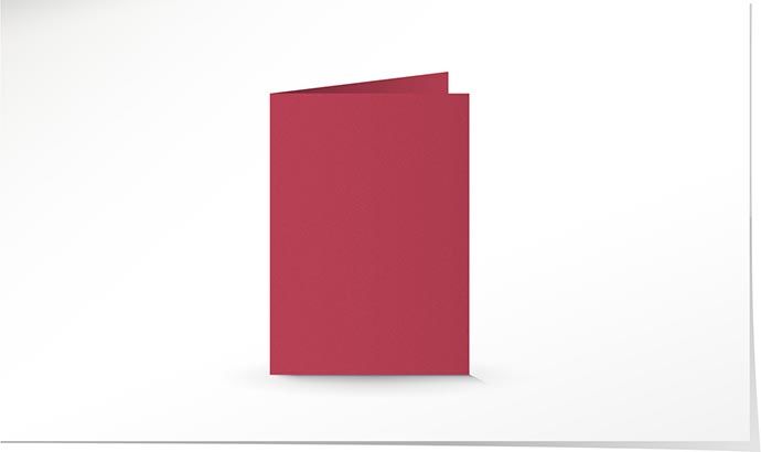 A6 Doppelkarte rot K4711/A6