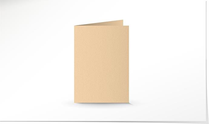 A6 Doppelkarte crème K4714/A6