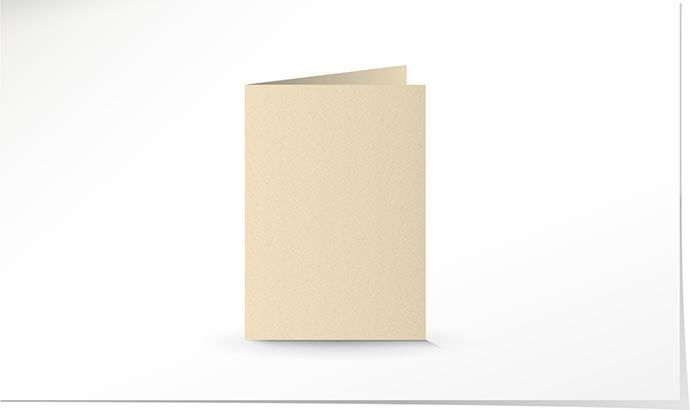A6 Doppelkarte chamois K4716/A6