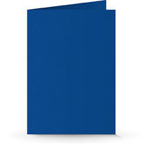 A5 Doppelkarte marineblau