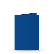 A6 Doppelkarte marineblau