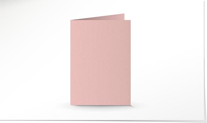 A5 Doppelkarte rosa K4728/A5