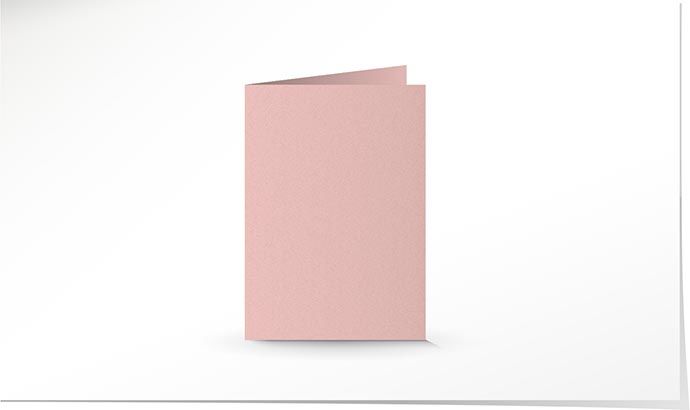 A6 Doppelkarte rosa K4728/A6