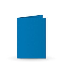 A6 Doppelkarte karibikblau