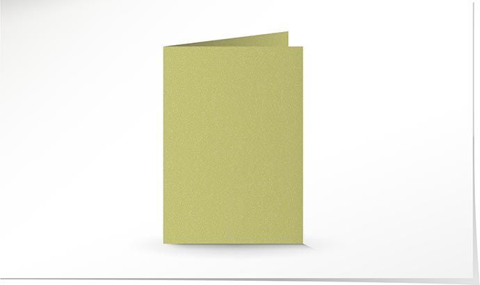 A5 Doppelkarte lime K4743/5
