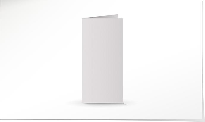 A6/5 Doppelkarte ice silver K4744/56