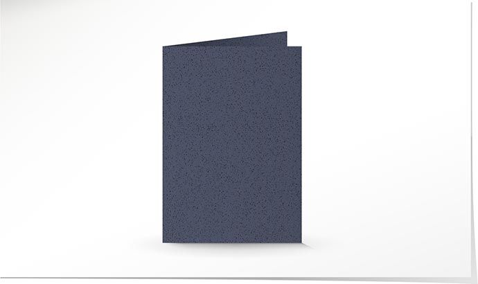 A5 Doppelkarte navy K4756/5