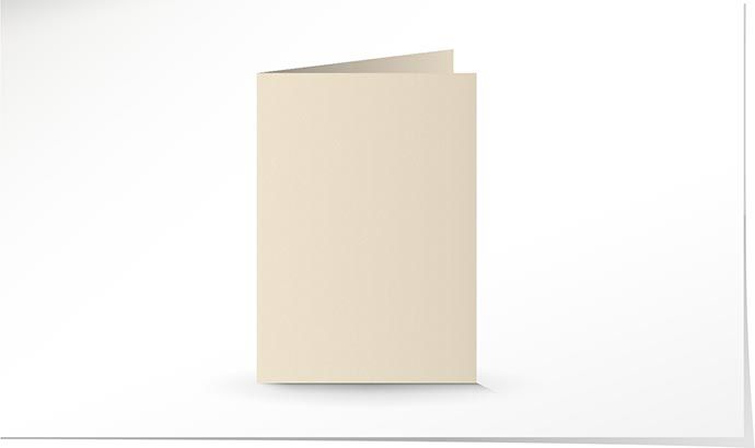 A5 Doppelkarte ivory K4793/5