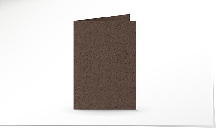 A5 Doppelkarte bronze K4795/5