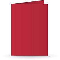 A5 Doppelkarte ultra red