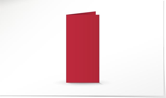 A6/5 Doppelkarte ultra red K4910/6