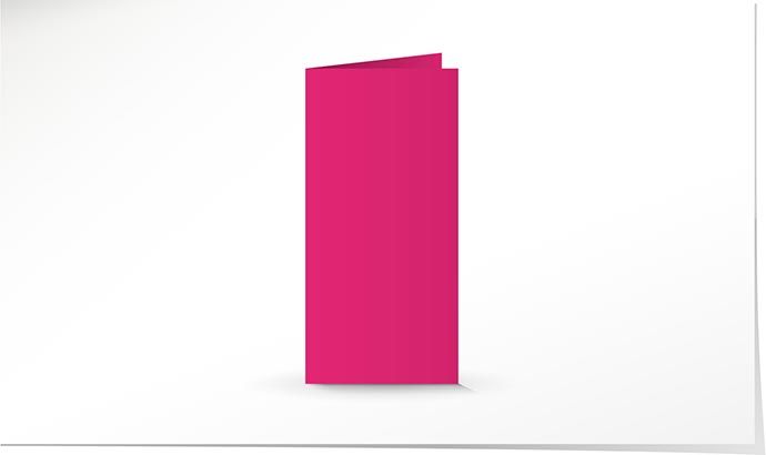 A6/5 Doppelkarte cosmo pink K4911/6 - Solange Vorrat