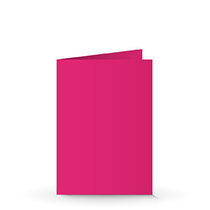 A6 Doppelkarte cosmo pink
