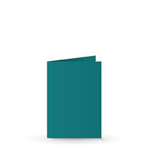 A7 Doppelkarte riviera blue