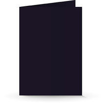 A5 Doppelkarte schwarz
