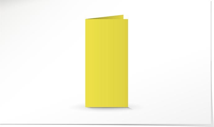 A6/5 Doppelkarte citron K4953/6