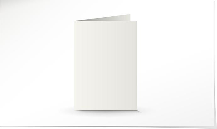 A5 Doppelkarte ultra white K5201/5 - Solange Vorrat