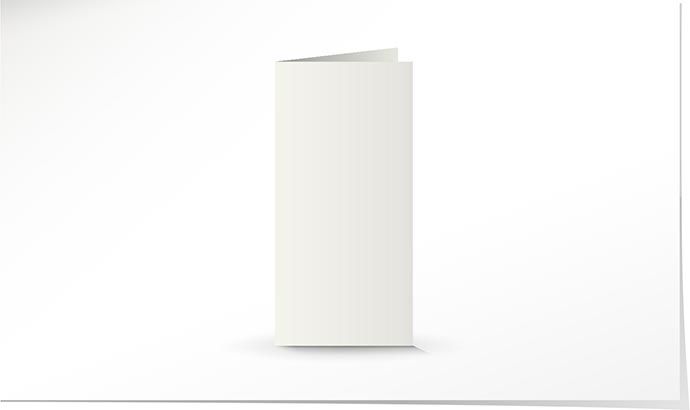 A6/5 Doppelkarte ultra white K5201/6 - Solange Vorrat