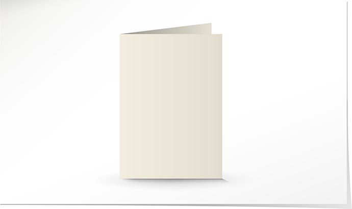 A5 Doppelkarte white K5202/5 - Solange Vorrat