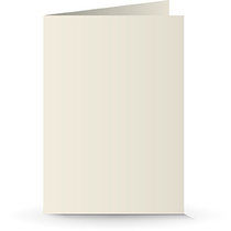 A5 Doppelkarte white