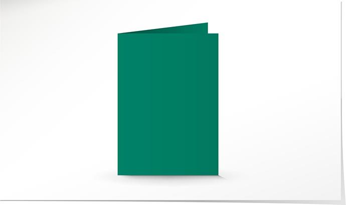 A5 Doppelkarte emerald K5205/5 - Solange Vorrat