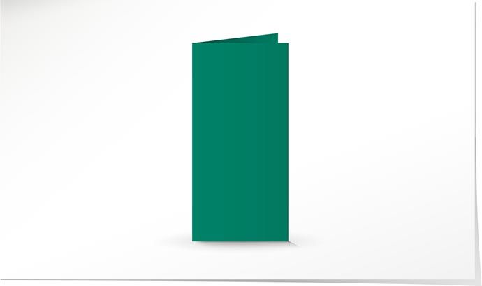 A6/5 Doppelkarte emerald K5205/6 - Solange Vorrat