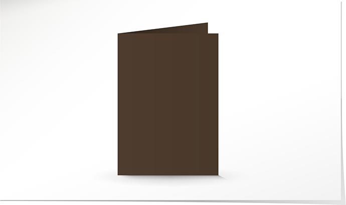 A5 Doppelkarte mocha K5212/5