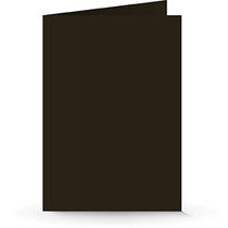 A5 Doppelkarte deep black