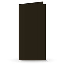 A6/5 Doppelkarte deep black