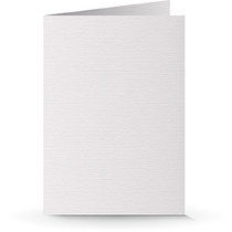 A5 Doppelkarte blütenweiss